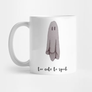 Too cute to spook cute watercolor ghost Mug